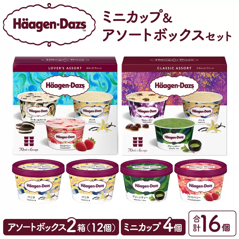 ハーゲンダッツ バラエティセット(アソート＆ミニカップ)_H0026-026-n