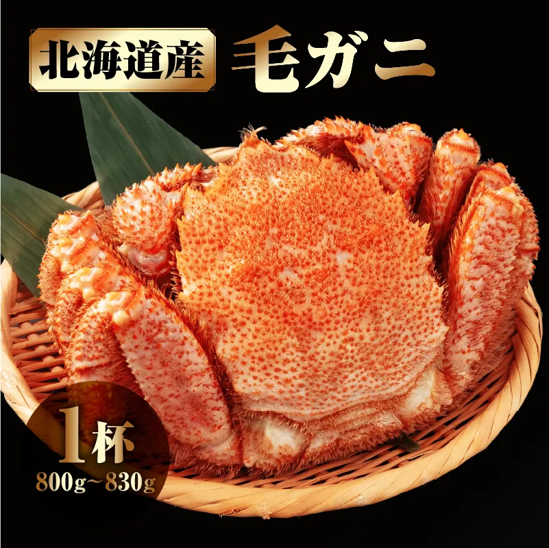 北海道産 毛ガニ1杯（1杯800～830g）_H0001-1291