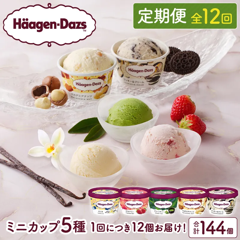 ＜全12回・連続＞1年定期便！ミニカップ セット_H0016-159