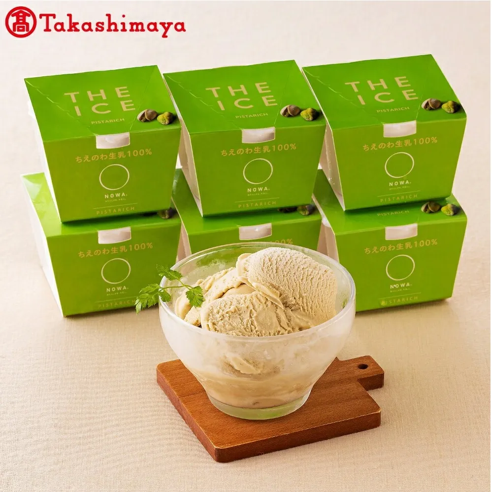 〈ちえのわ事業協同組合〉「THE ICE」ピスタリッチ6個【高島屋選定品】