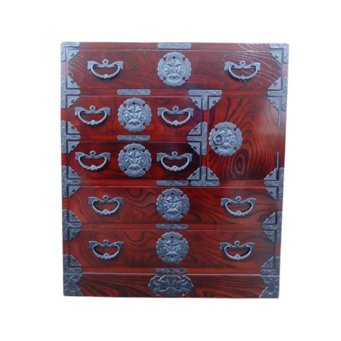 岩谷堂箪笥 角丸中型箪笥 1台 伝統工芸品 家具 インテリア 箪笥 タンス チェスト 和家具 和モダン 収納 木製 漆 南部鉄器金具 職人 手作り 逸品 高級家具 リビング 応接室 盛岡名産 欅 ケヤキ 日本製 整理 引き出し 整理整頓 伝統 岩手県 盛岡市 東北 岩手 盛岡 有限会社 中千家具製作所