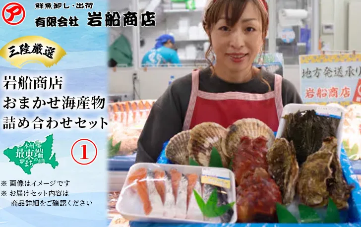 【三陸厳選】岩船商店おまかせ海産物詰め合わせセット（1）岩手県宮古市 海の幸 旬の魚 詰め合わせ