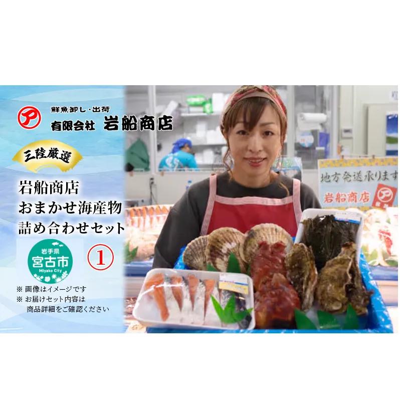 【三陸厳選】岩船商店おまかせ海産物詰め合わせセット（1）岩手県宮古市 海の幸 旬の魚 詰め合わせ