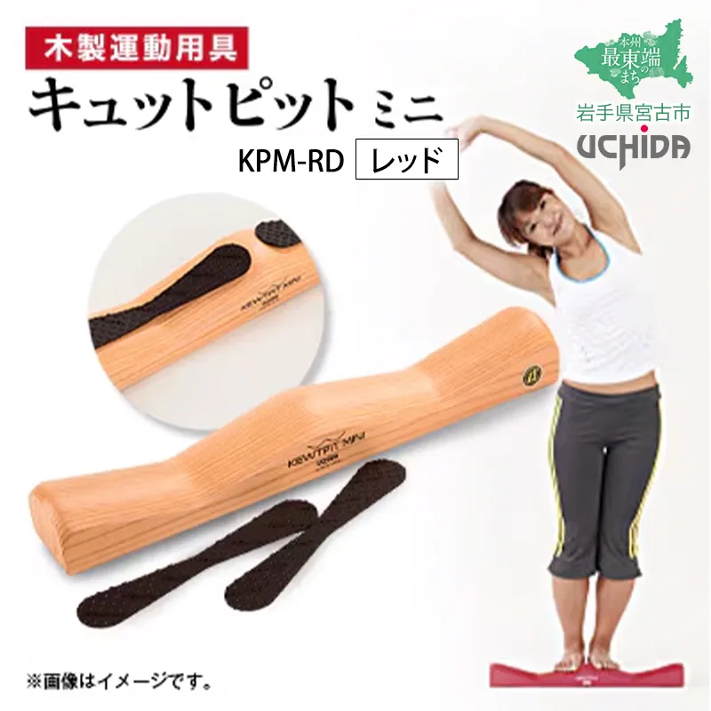 【宮古市】キュットピットミニレッド 岩手県 木材 スギ 健康 手軽 用具