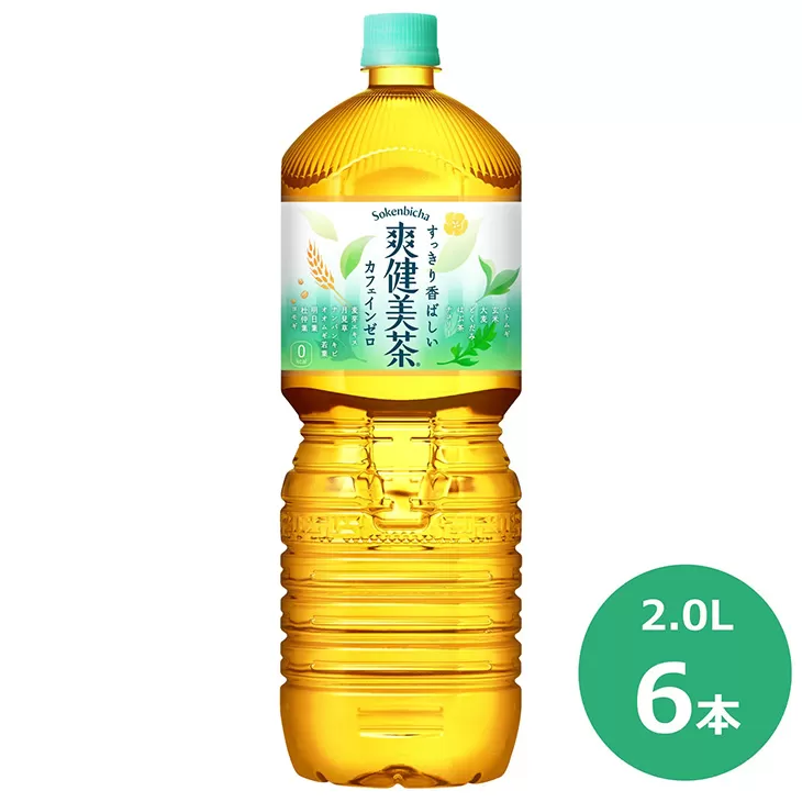 爽健美茶2.0Lペットボトル　６本セット 【446】