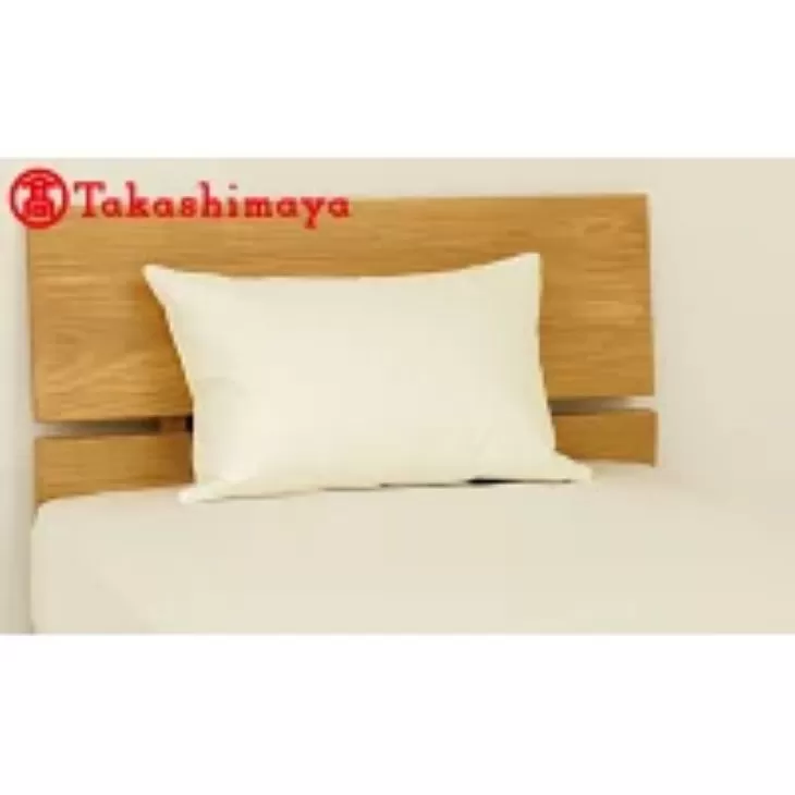 [富士新幸]43×63cm ダウンピロー ポーランドホワイトグース ダウン90%(450g)[高島屋選定品] [1793]