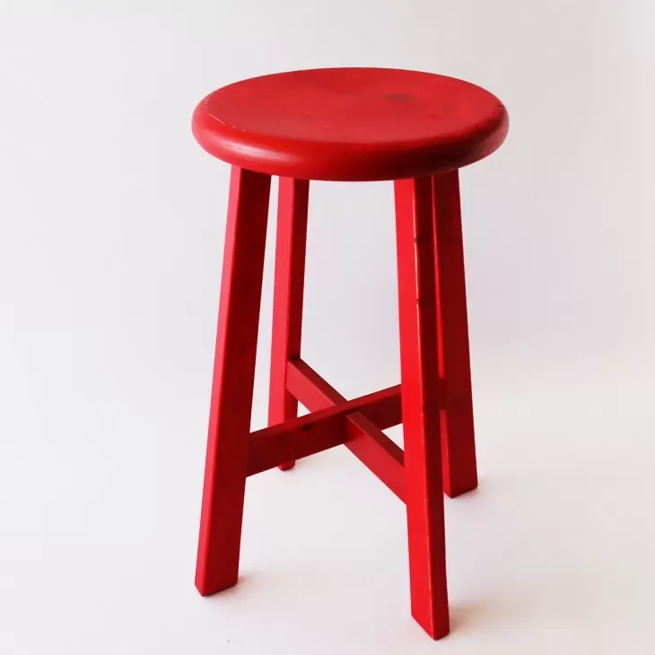 南京いす（赤） 【488-1】