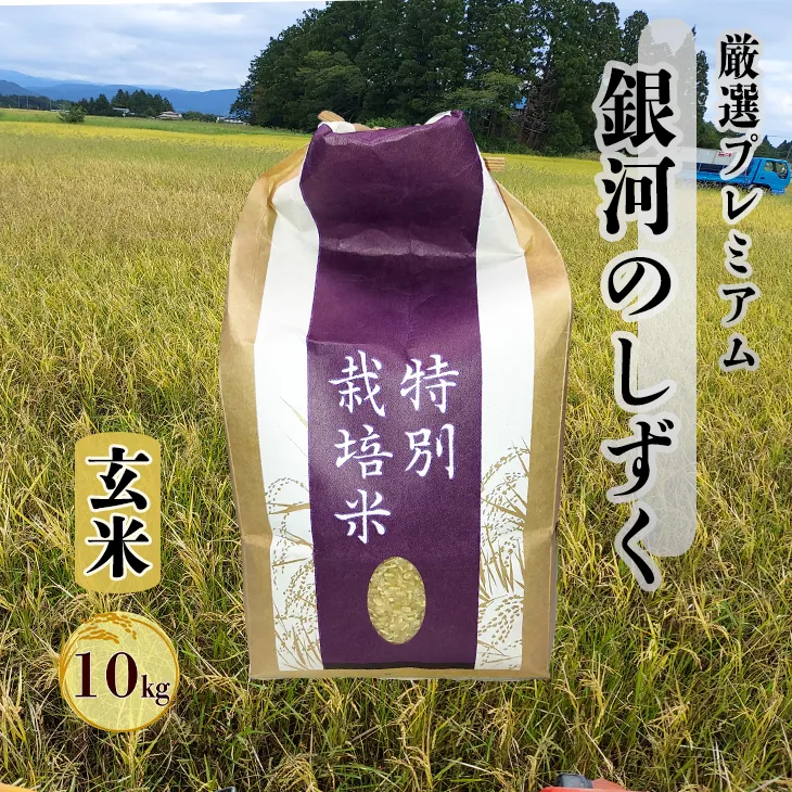 ＜令和8年産予約受付＞銀河のしずく 厳選プレミアム　玄米10kg 【2233】