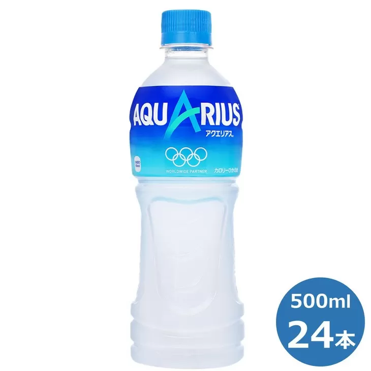 アクエリアス500mlペットボトル　２４本セット 【433】