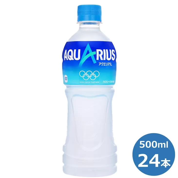 アクエリアス500mlペットボトル　２４本セット 【433】