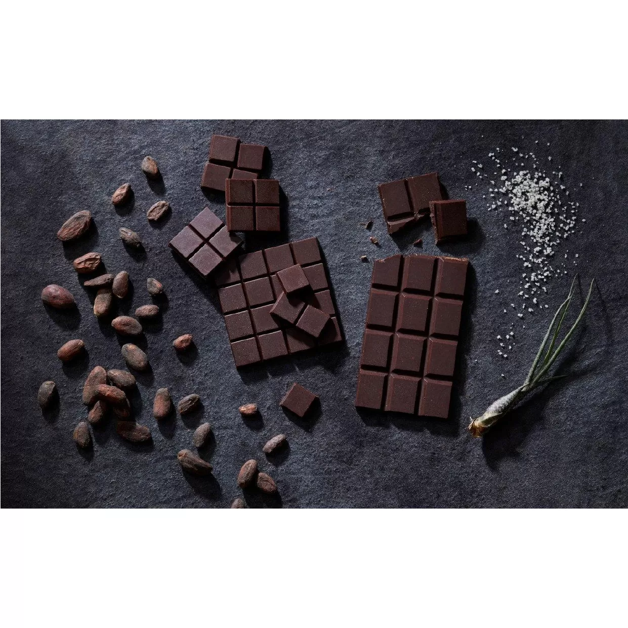 【薬剤師監修】 オーガニック チョコレート 2種セット 〈 カカオ77％ ・ ソルトニブ 〉 各1枚 【 チョコ お菓子 スイーツ 手作り 食べ比べ プレゼント 】