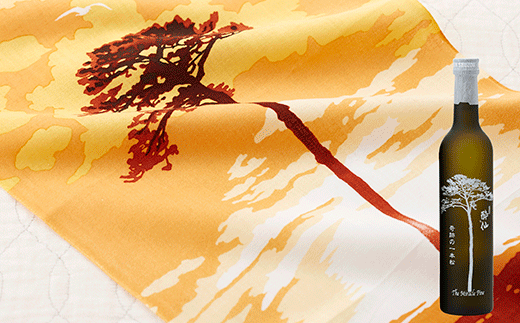 奇跡の一本松絵手ぬぐい＆吟醸酒セット RT574