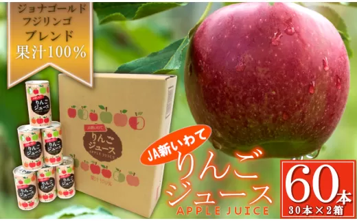 JA新いわて リンゴジュース２箱 りんご リンゴ 100％ フルーツ 果物 じゅーす ドリンク リンゴジュース 