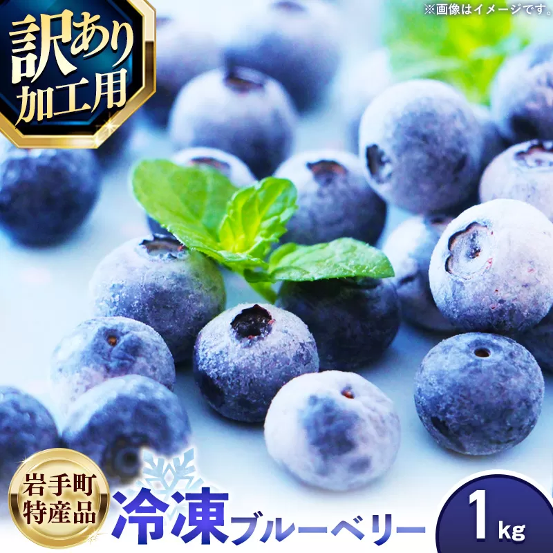 【訳あり加工用】岩手町産冷凍ブルーベリー1kg フルーツ 果物 くだもの おやつ スイーツ デザート ジャム スムージー ヨーグルト お菓子作り 冷凍 訳あり 加工用 業務用 岩手県 岩手町 岩手缶詰