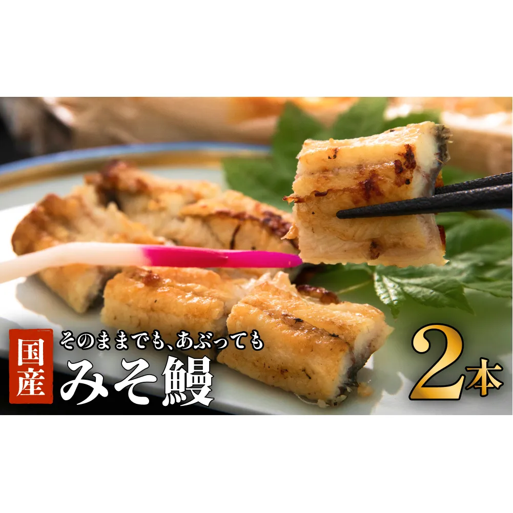 鰻 鰻割烹のみそ鰻 2本入 冷蔵 土用丑の日 国産 うなぎ ウナギ 白焼き 蒲焼き かば焼き ひつまぶし うな重 仙台味噌 味噌漬け特集 みそ漬 ミソ漬 高砂長寿味噌 西京漬 グルメ 早起き せっかく宮城県 石巻市 お取り寄せ 八幡家 父の日 ギフト 贈答用 送料無料