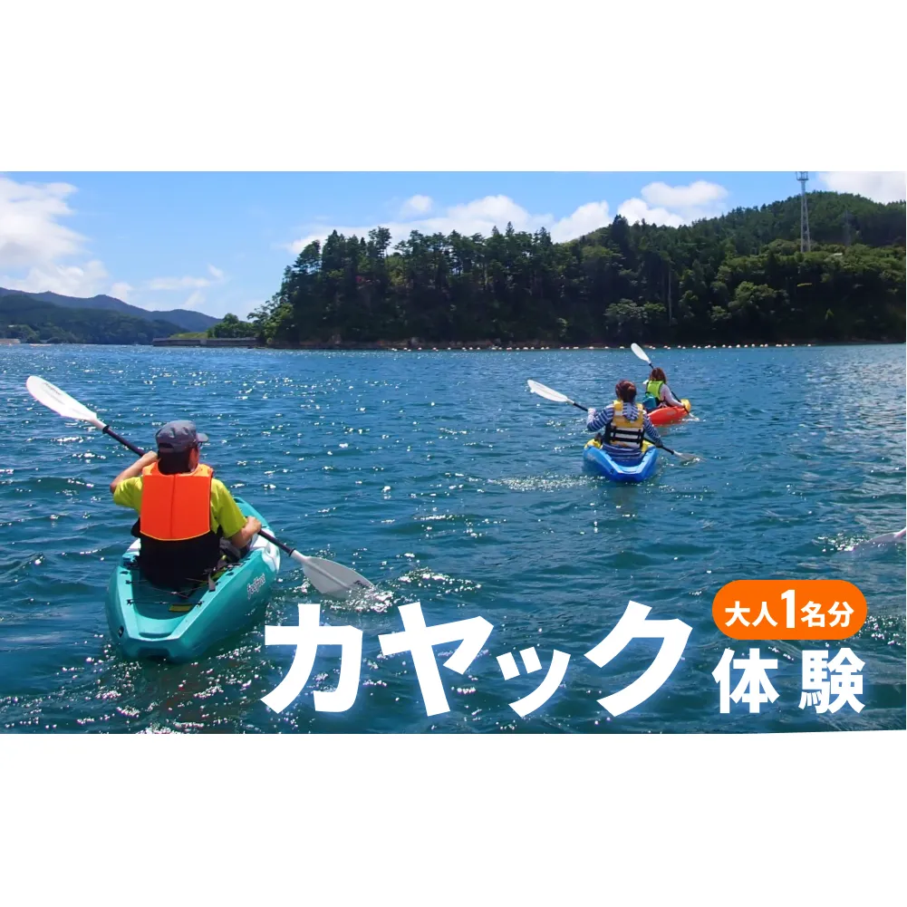 カヤック体験 ２時間 体験ツアー 石巻市 雄勝湾 海
