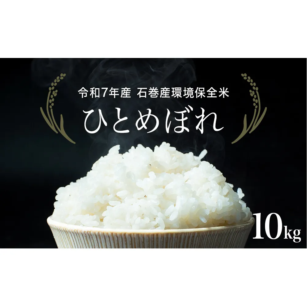 R7年産 ひとめぼれ 10kg (5kg×2袋) 米 お米 ご飯 ヒトメボレ 石巻市