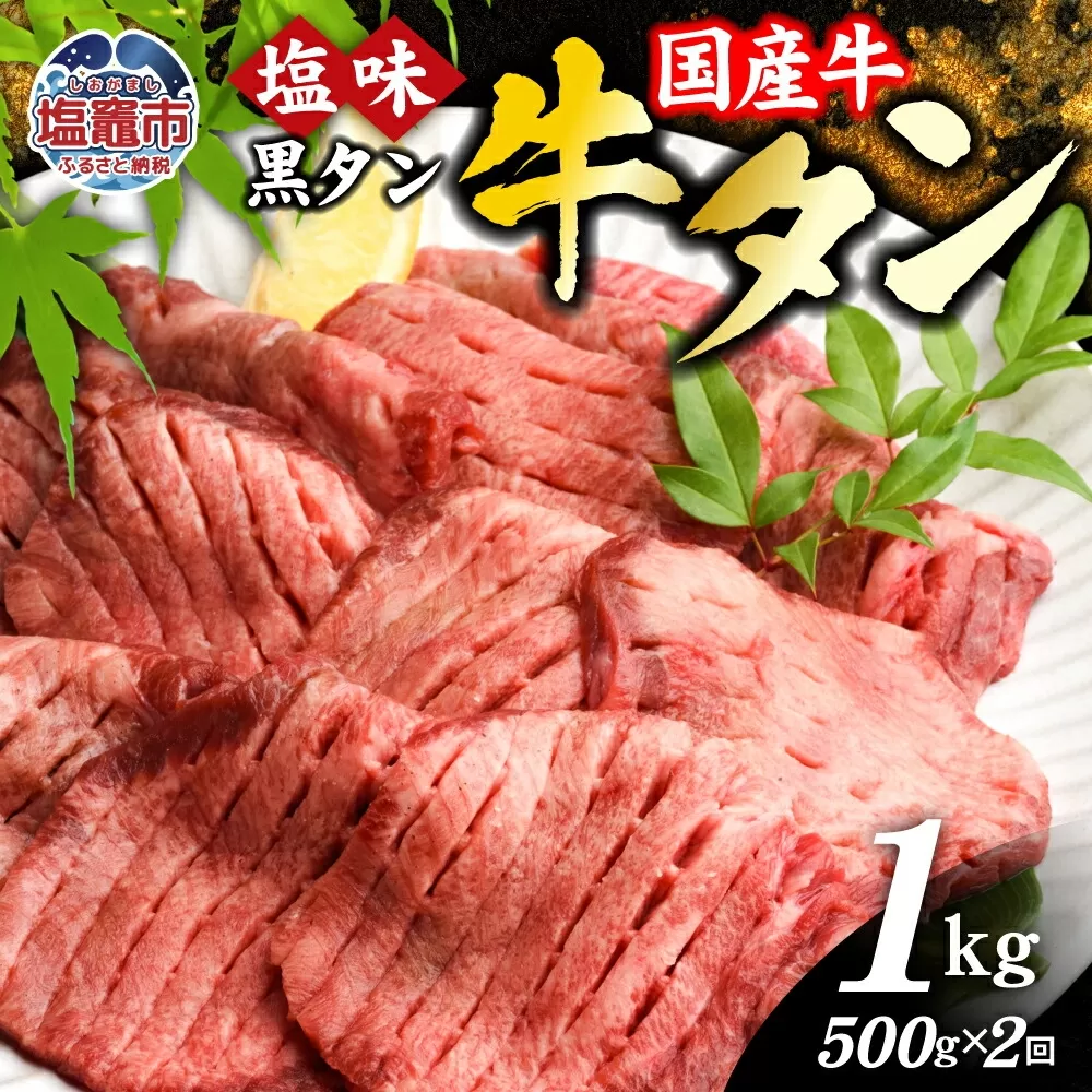 【定期便】国産 牛タン 黒タン 500g 全2回 |sm00010-2 老舗精肉店こだわり 宮城県 塩竈市 仙台名物