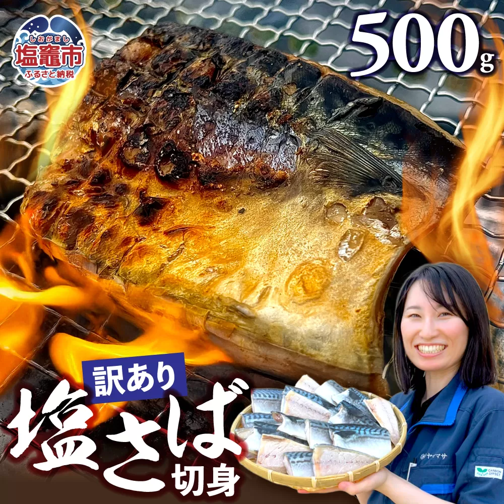 [訳あり]塩さば切身 深層海塩仕込み 500g | ym00013-500 サバ さば 切り身 鯖 海塩 塩竈市 ヤママサ