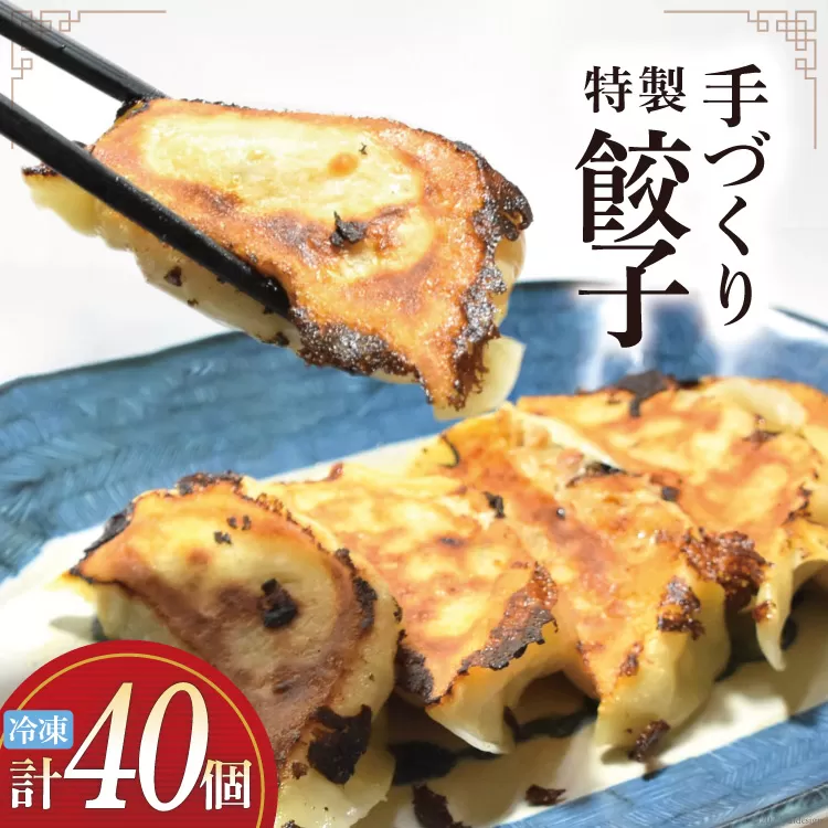 餃子 手づくり 特製餃子(20個入りx2p) [食工房貞秀 宮城県 気仙沼市 20563773] 冷凍 惣菜 ギョウザ 