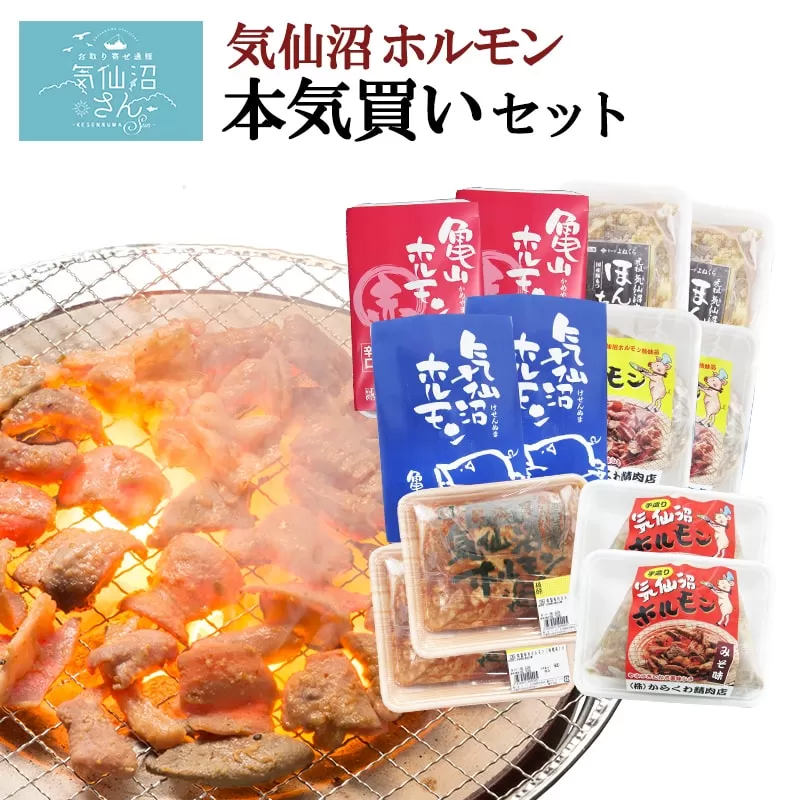 気仙沼ホルモン 本気の6kgセット (1kg×6種) [気仙沼さん 宮城県 気仙沼市 20563504] ホルモン 豚 ホルモン焼き 味付け 味噌 塩 ピリ辛 冷凍 焼肉 BBQ 