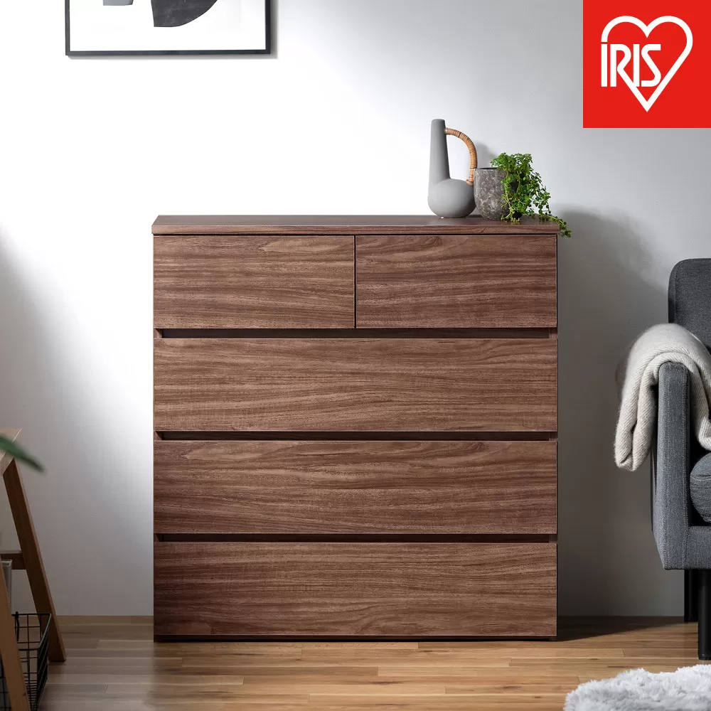 組立簡単ウッドチェスト KKWCｰ790 ウォールナット