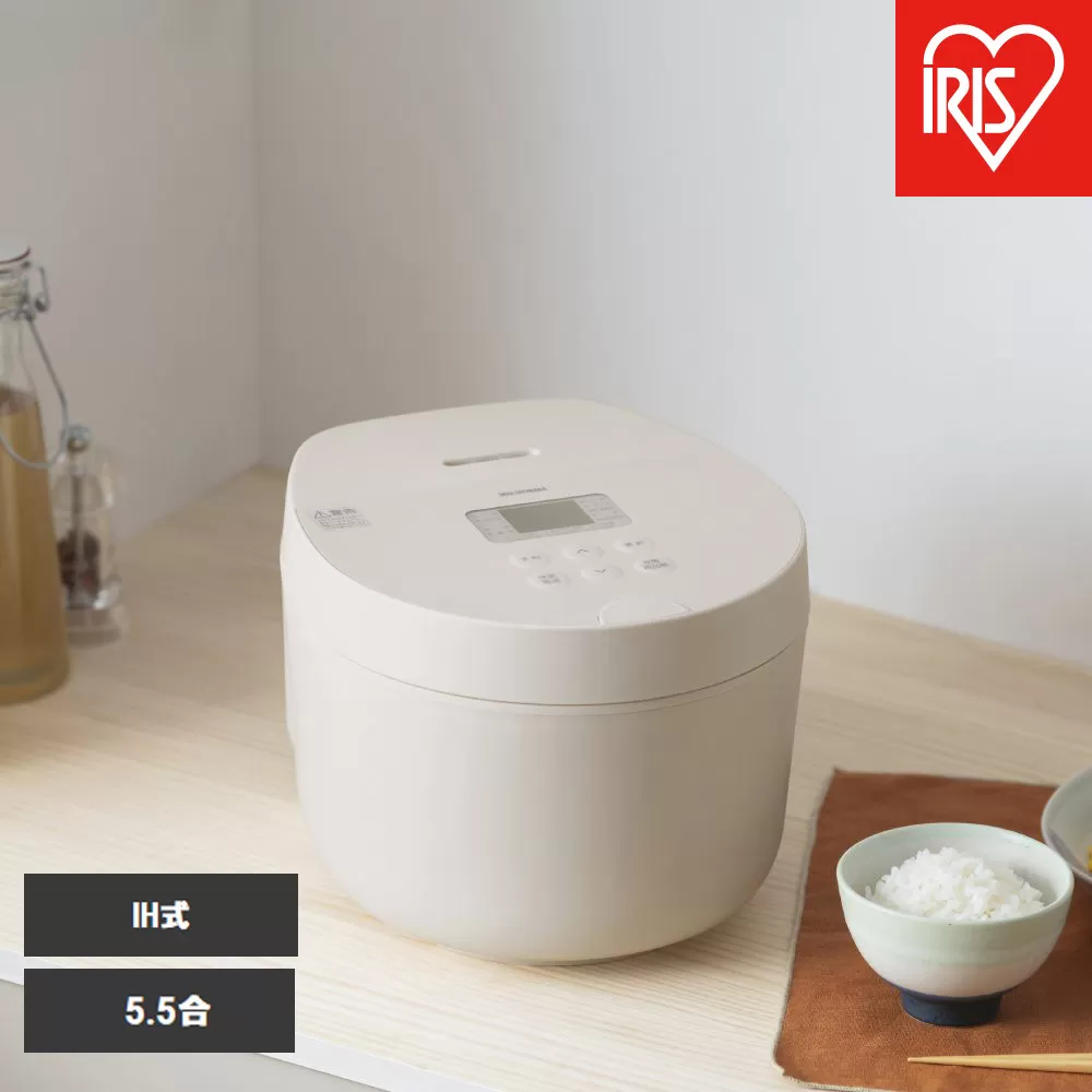 IHジャー炊飯器 5.5合　RC-ILA50-W　ホワイト