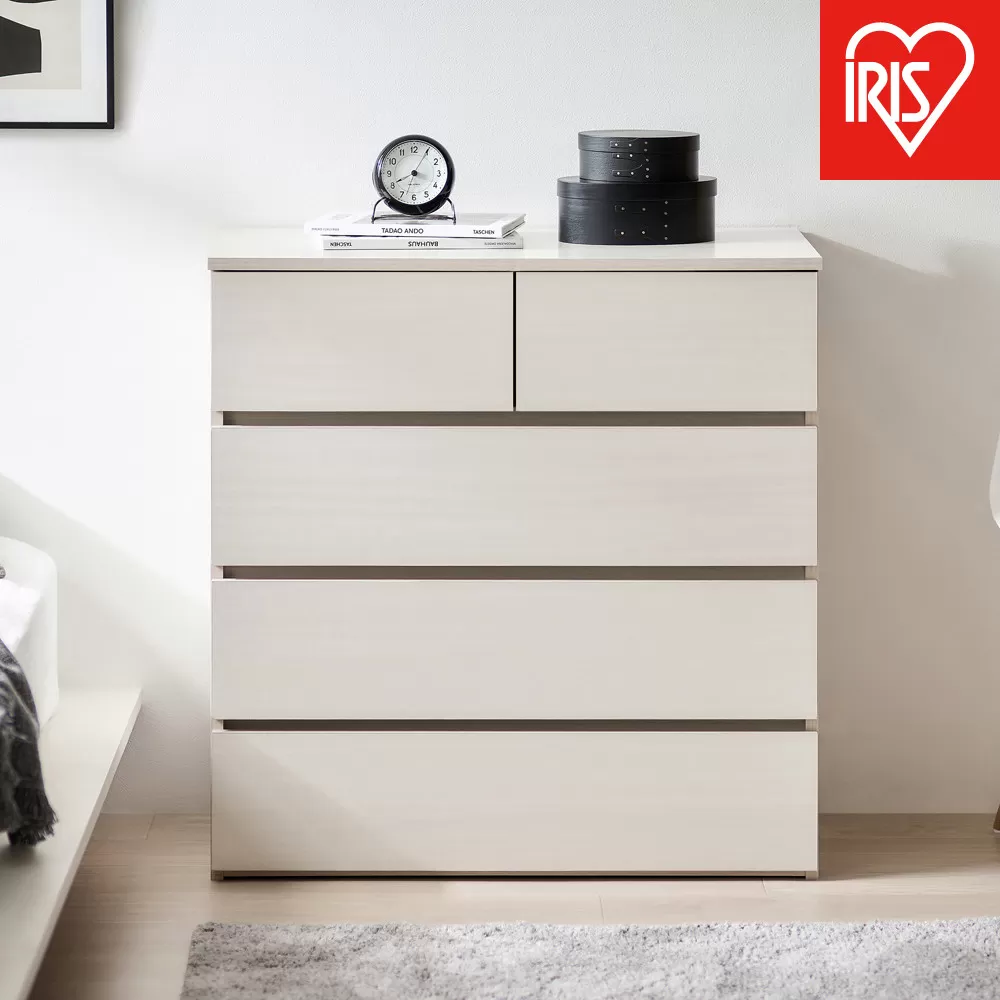 組立簡単ウッドチェスト KKWCー790 ホワイト