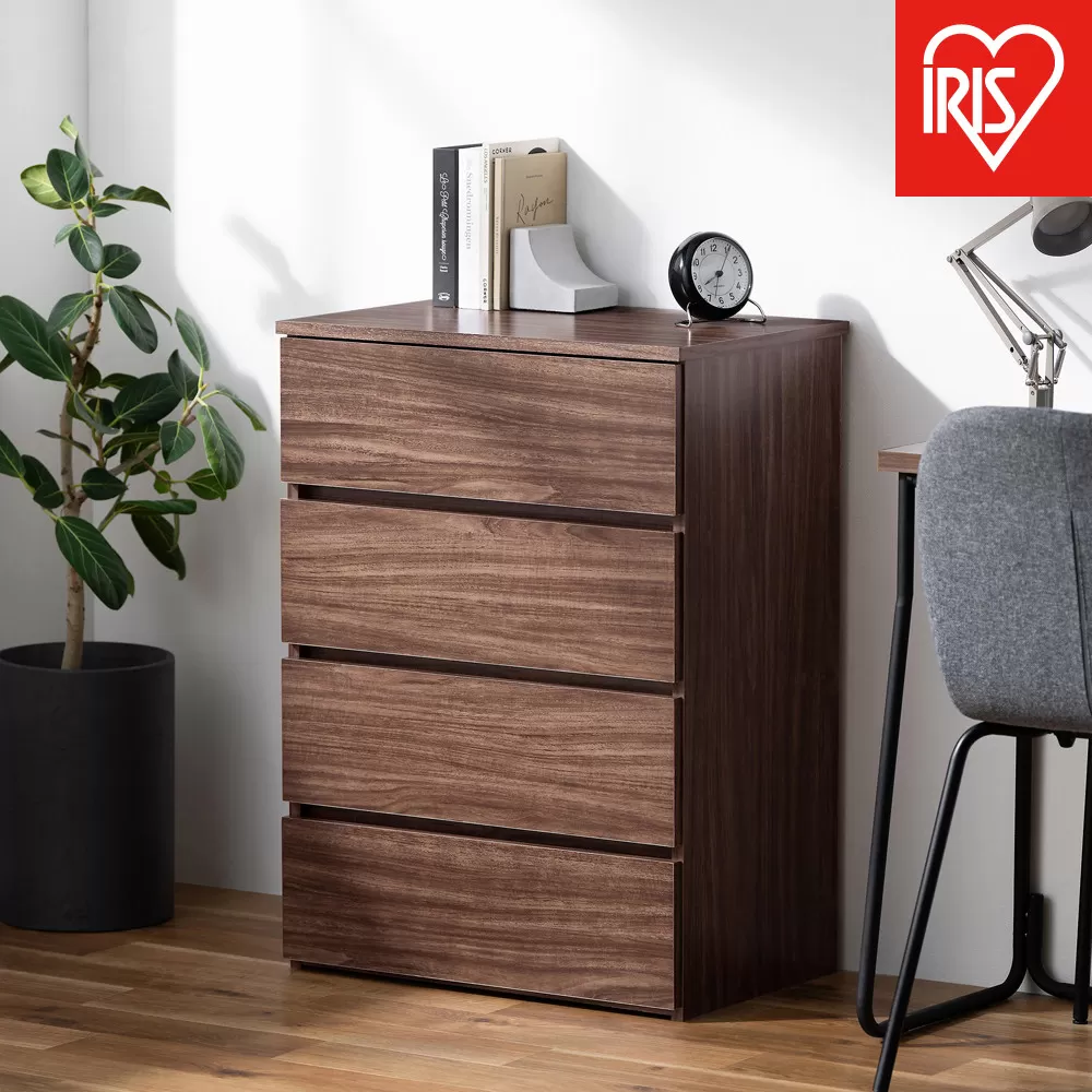 組立簡単ウッドチェスト KKWCｰ590 ウォールナット