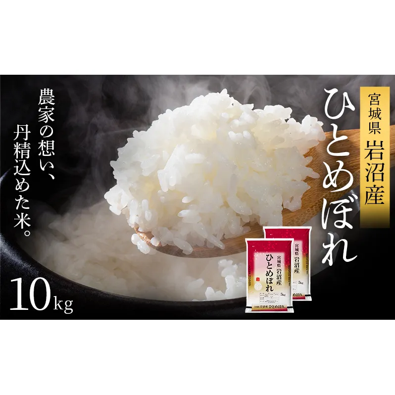 【先行予約】令和7年産新米 ひとめぼれ 10kg 米 岩沼産 お米 白米 精米 ブランド米 単一原料米 10キロ こめ コメ おこめ ご飯 ライス 東北 宮城県産 宮城県産ひとめぼれ 宮城米 宮城 宮城県 岩沼市
