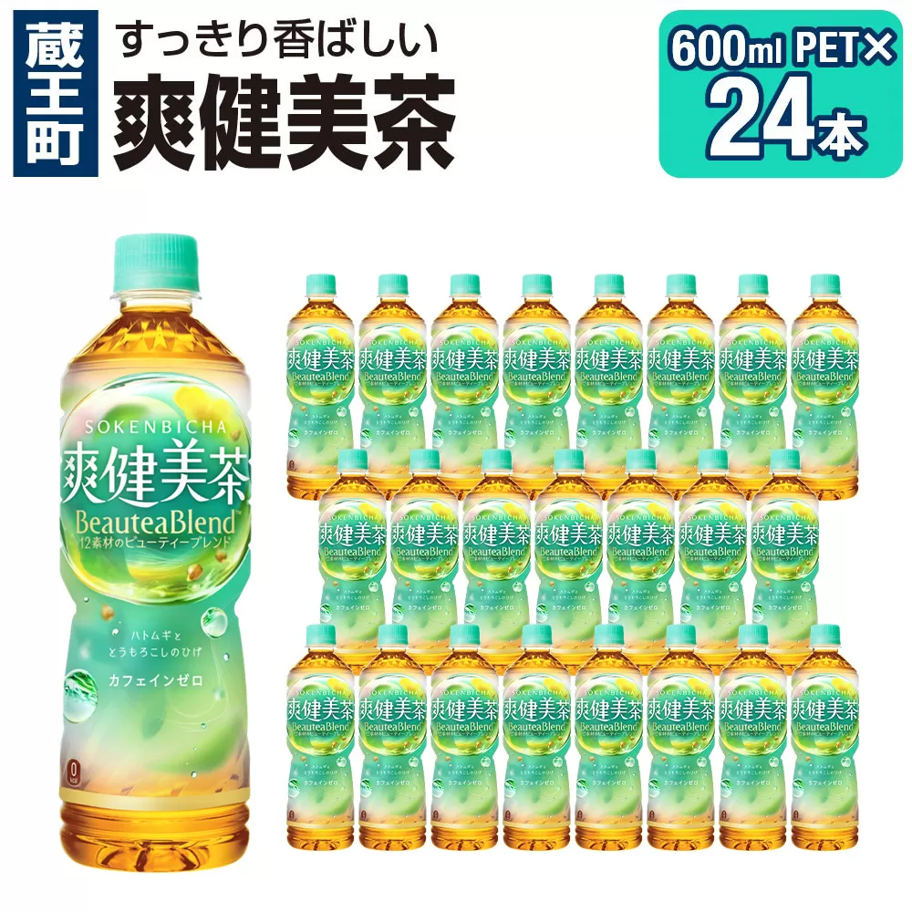 爽健美茶 600mlPET×24本　【04301-0027】