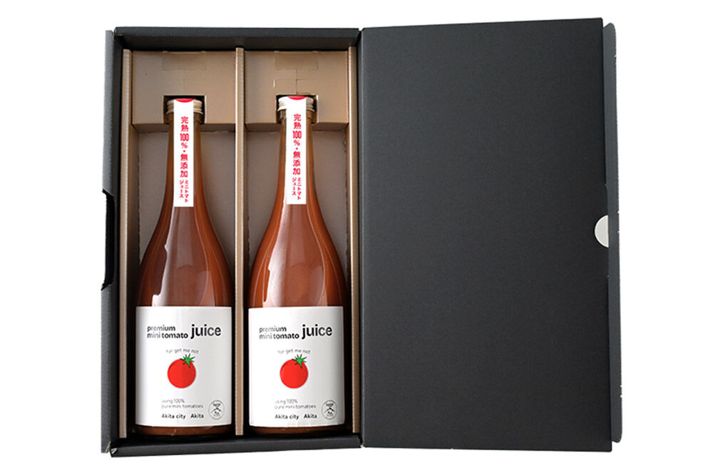 完熟トマトのみで作った「プレミアム ミニトマト ジュース」710g×2本