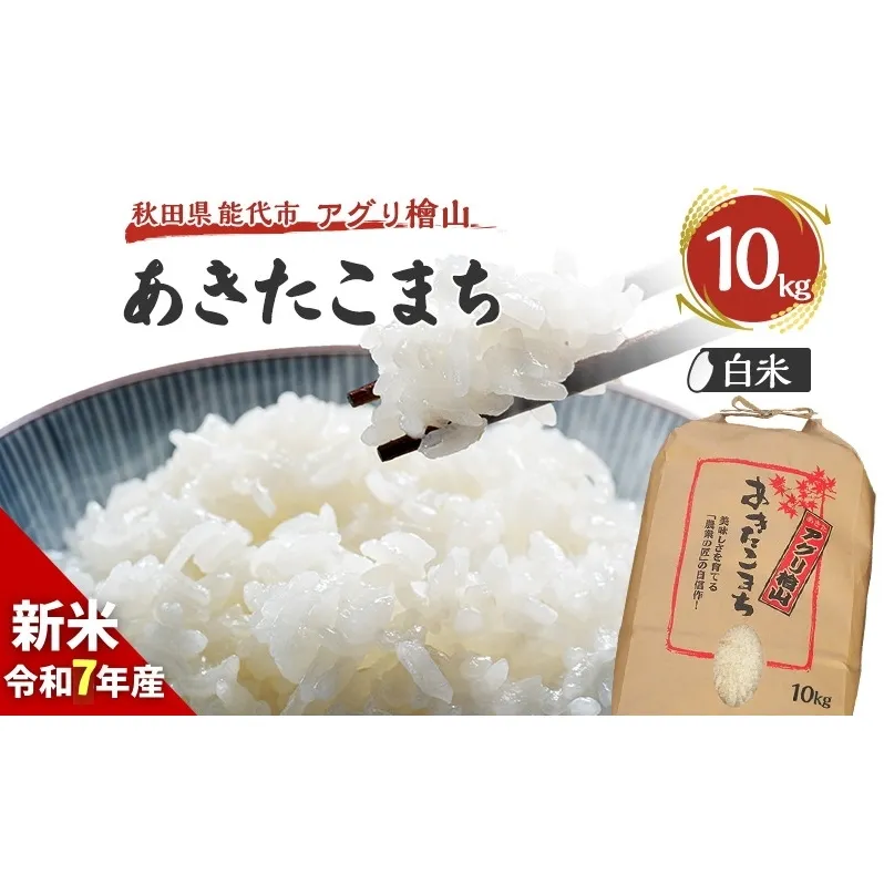 【新米先行予約】新米 令和7年 秋田県産 あきたこまち 10kg 精米 白米 米 お米 おこめ こめ コメ 令和7年産 ブランド米 ご飯 秋田 秋田県 能代市