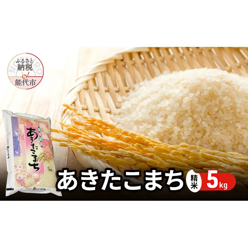令和7年産 あきたこまち 精米 5kg 秋田県産 お米 米 ごはん ご飯 単一原料米  