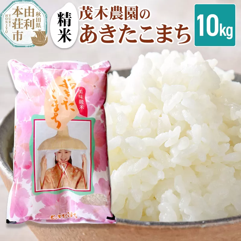 [令和7年産][精米]あきたこまち 10kg 秋田県産 茂木農園のあきたこまち ブランド米 銘柄米 米どころ 秋田県由利本荘市