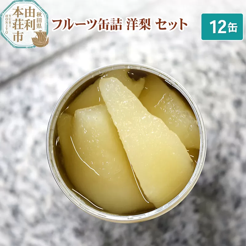 Sanuki フルーツ缶詰 洋梨 12缶セット