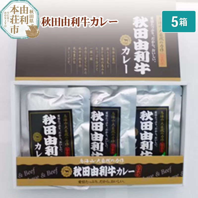 秋田由利牛カレー 200g×5箱