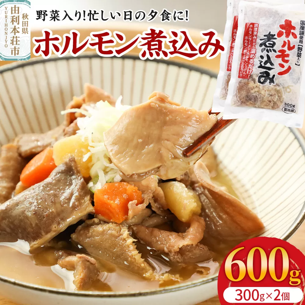 ホルモン煮込み（野菜入り）2個入（300g×2）