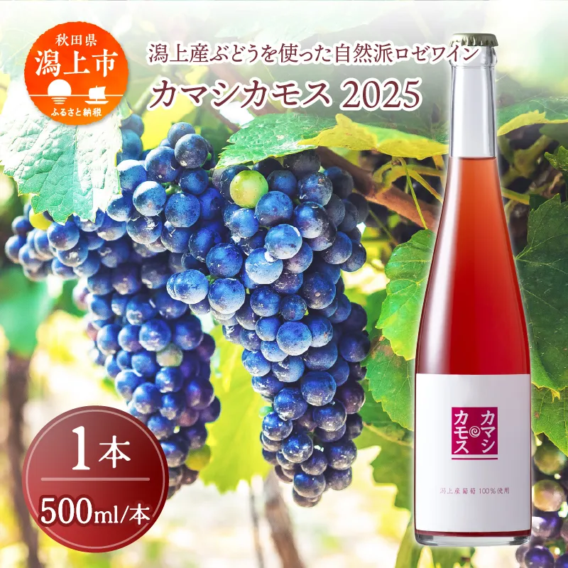 カマシカモス 2025年 ロゼ 中辛口 1本