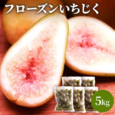 フローズン いちじく5kg(1kg×5袋) 果物詰合せ フルーツ 冷凍 無花果