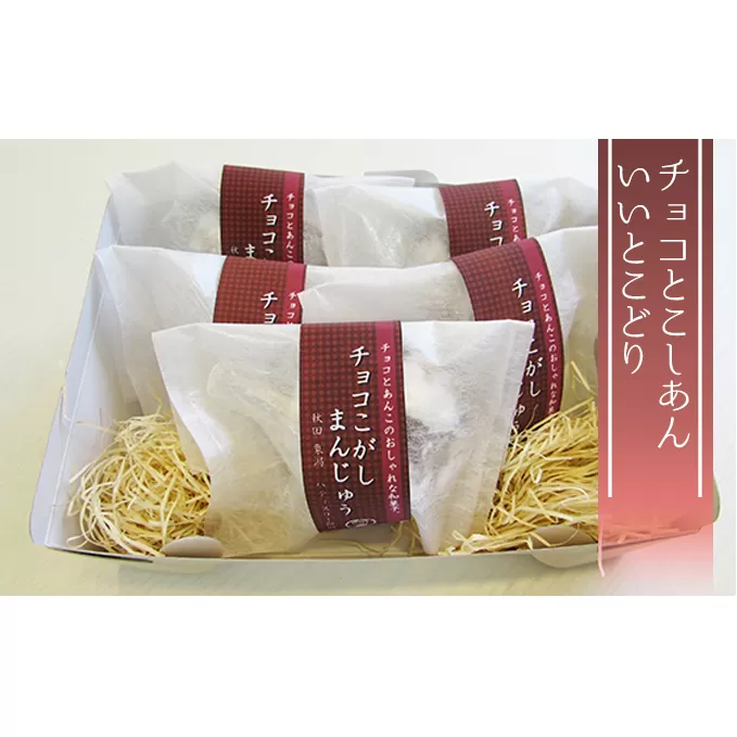 チョコとこしあんが絶妙 チョコこがしまんじゅう ５個 和菓子 饅頭