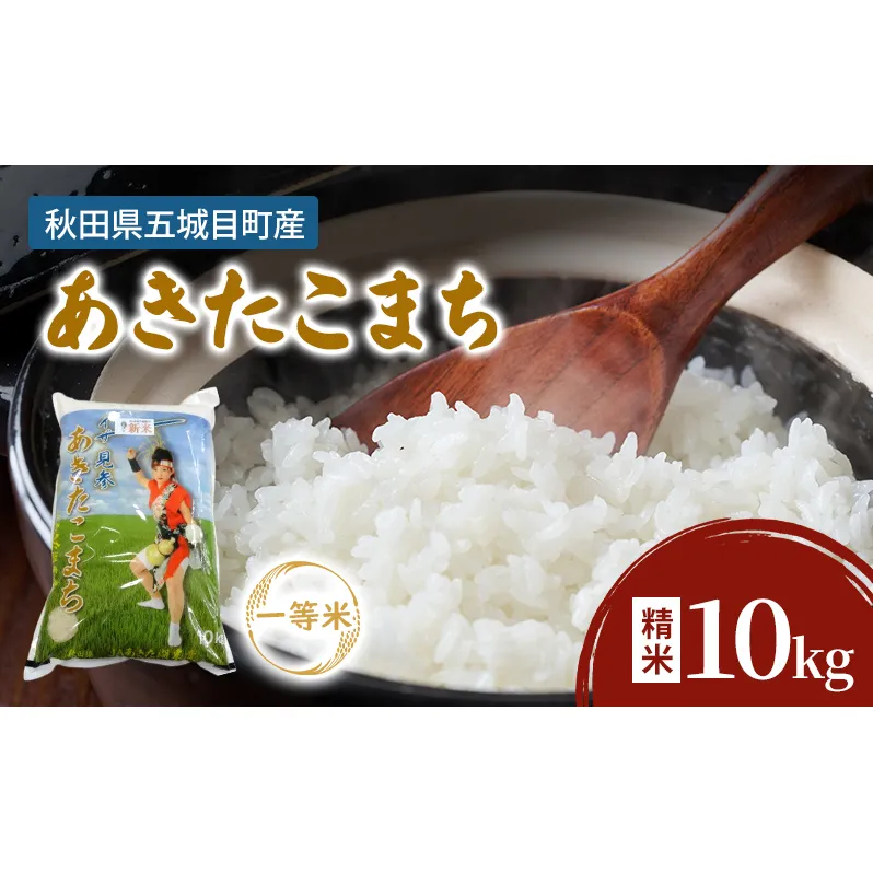 五城目産　一等米・あきたこまち10kg（精米） お米 秋田県産