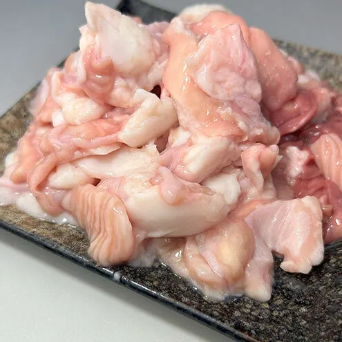 秋田県 羽後町産 羽後和牛 ミックスホルモン 600g （300g×2）【 焼肉 ホルモン BBQ バーベキュー キャンプ 】
