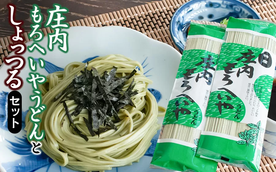庄内もろへいやうどん と しょっつるセット　A05-506　富樫製麺