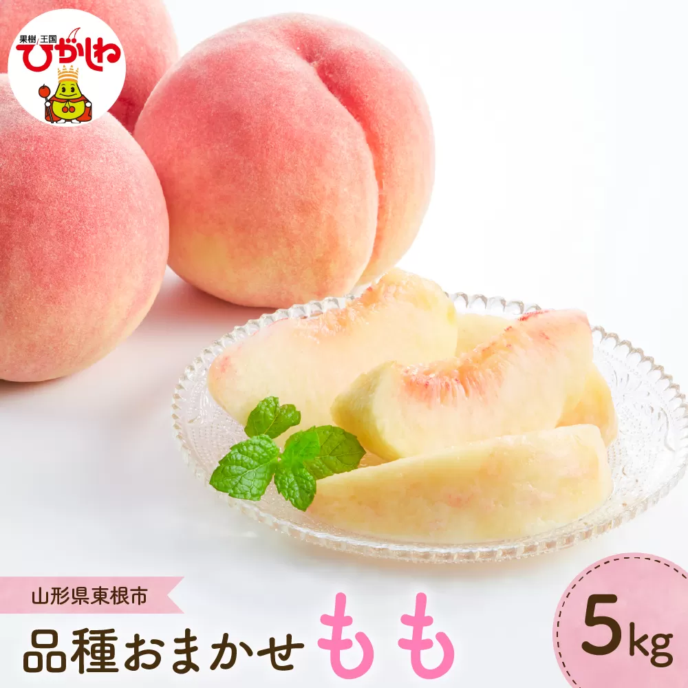 【2025年産 先行予約】 2025年もも(品種おまかせ)5kg JA提供 山形県 東根市 hi003-125-1