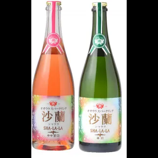 大浦葡萄酒 スパークリングワイン (750ml×2本セット) 白ワイン ロゼワイン 酒 『(有)大浦葡萄酒』 山形県 南陽 [260]