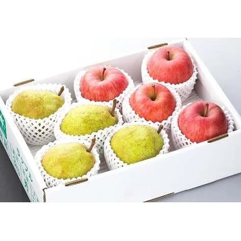 【令和8年産先行予約】 JA ラ・フランス と ふじリンゴ の詰合せ 計約4kg 《令和8年11月中旬～12月上旬発送》 『JA山形おきたま』 山形県 南陽市 [716-R8]