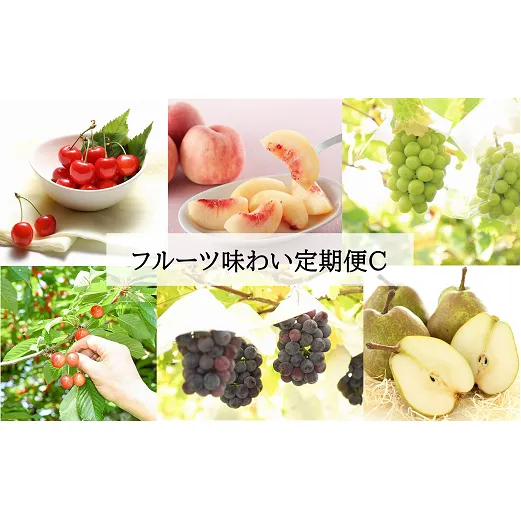 【令和6年産先行予約】 《定期便4回》 フルーツ味わい定期便C 『フードシステムズ』 山形県 南陽市 [1142-R6]