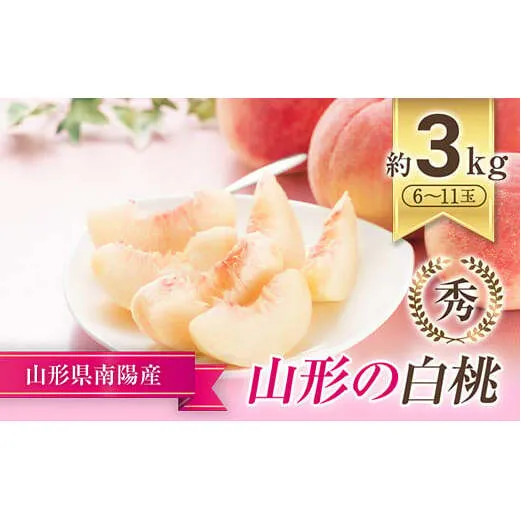【令和8年産先行予約】 もも「川中島・ゆうぞら・美月・あぶくま 等」 約3kg (6～11玉) 《令和8年8月下旬～発送》 『生産者 高橋 賢一』 [1106-R8]