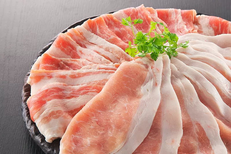 山辺のお米で育ったブランド豚「舞米豚」ロース・バラスライス 1.4kg 豚肉 F20A-684